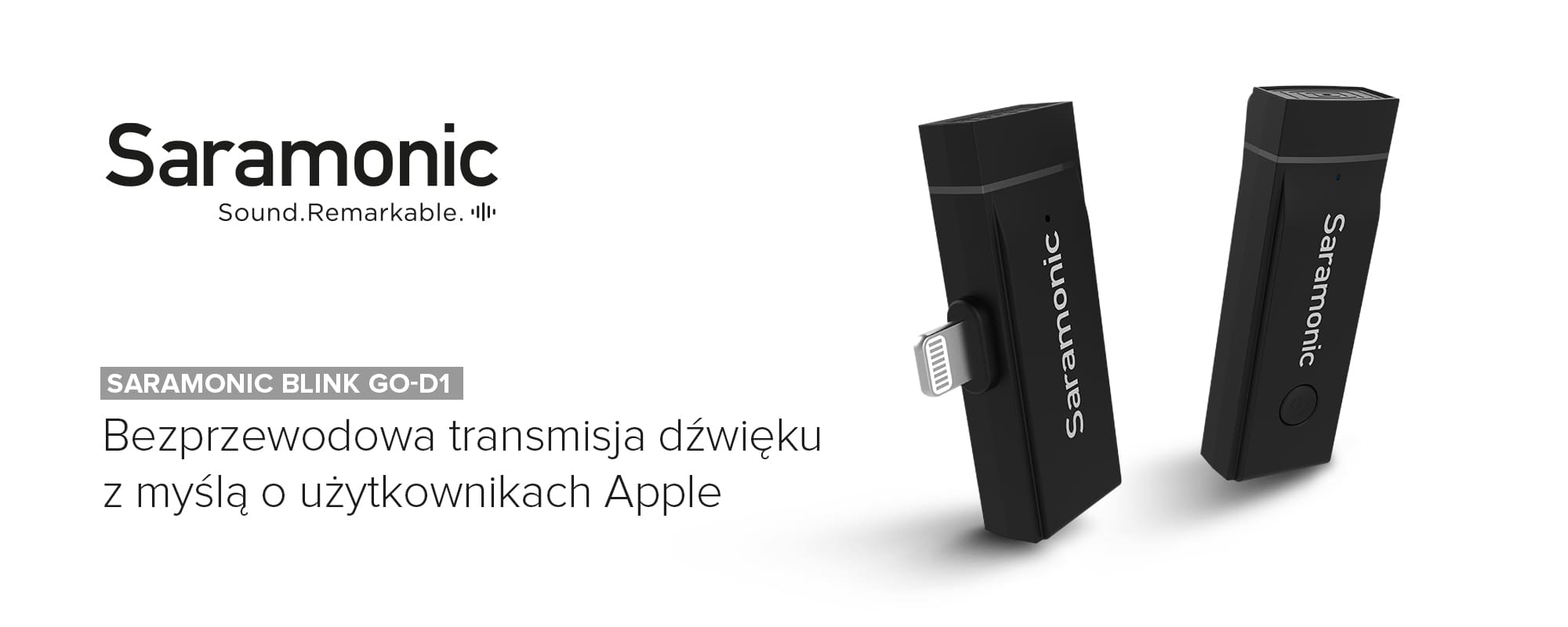  Zestaw do bezprzewodowej transmisji dźwięku Saramonic Blink Go-D1