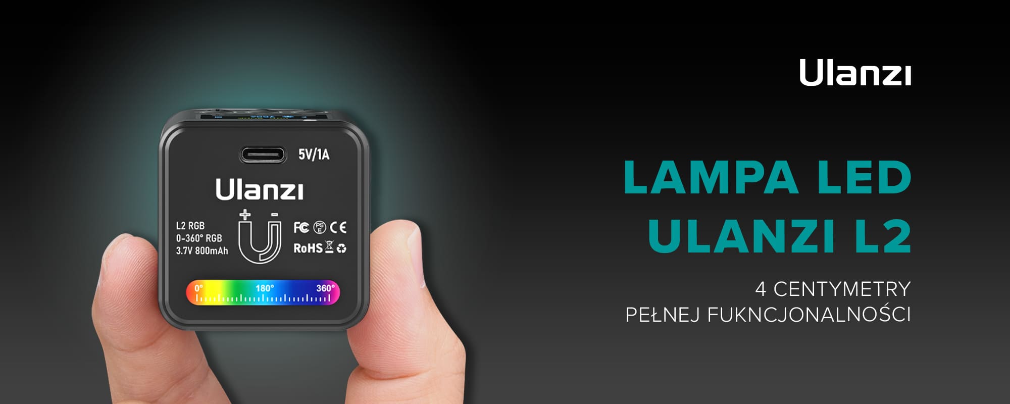 Lampa LED Ulanzi L2 - RGB