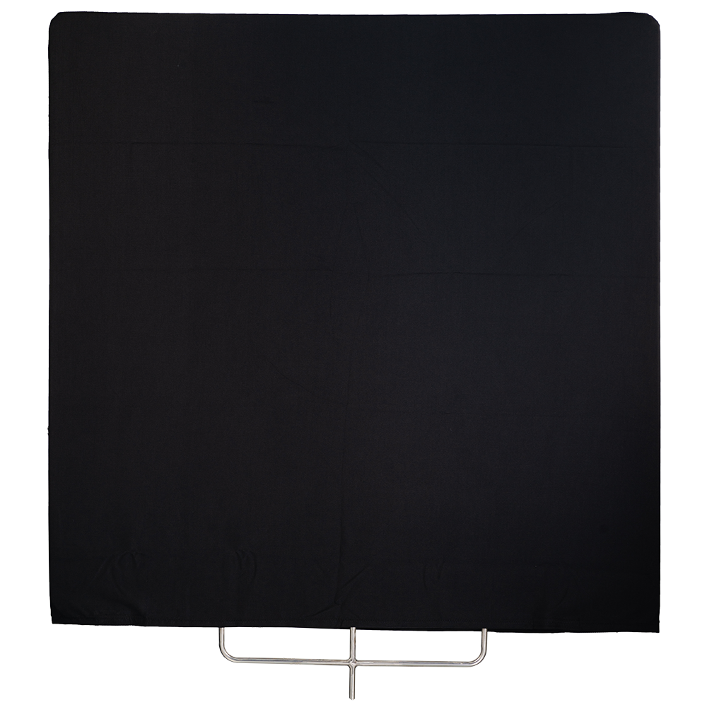 quadralite 120x120 czarna tkanina wyciemniająca do flagi