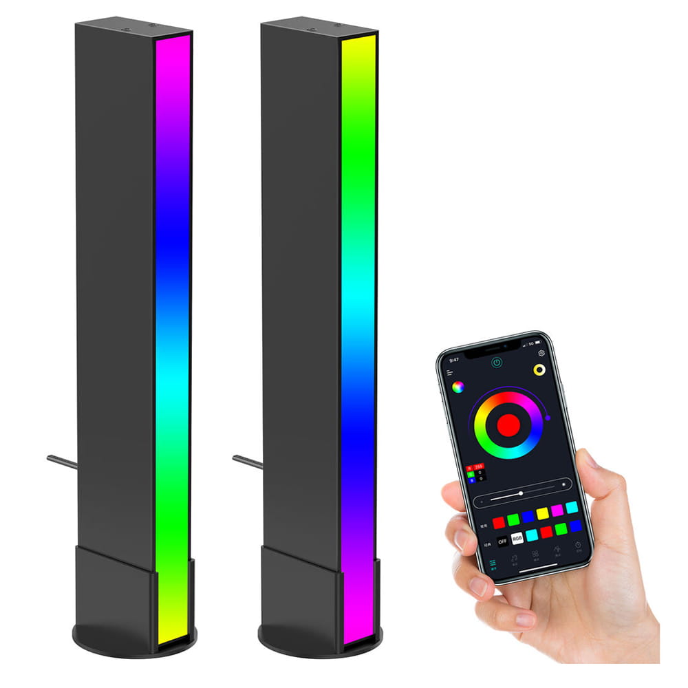 zestaw dwóch lamp led vijim gl01 2700-6500k + rgb