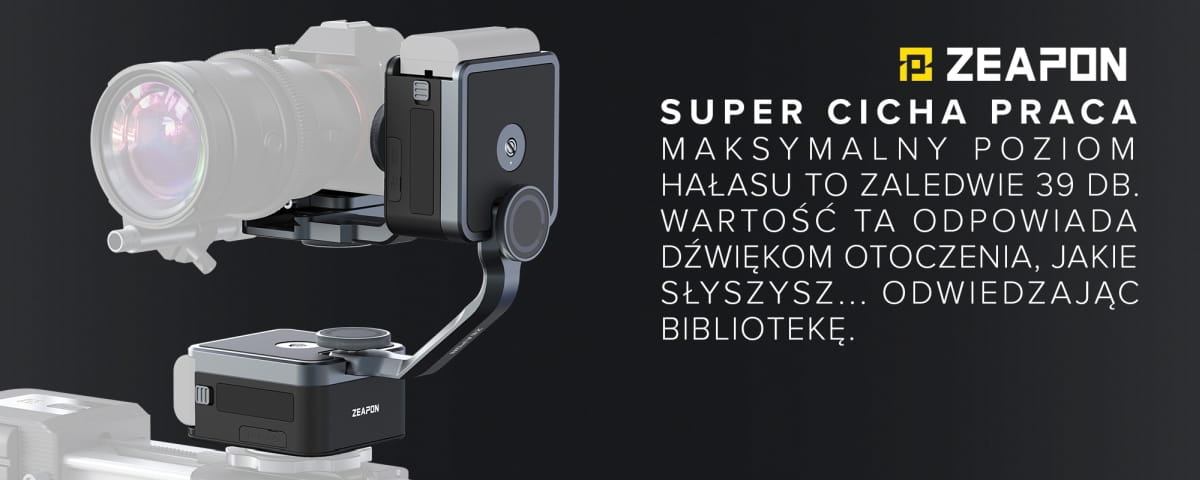 slider zeapon micro 3 e500 z modułem napędowym i głowicą automatyczną pons pt