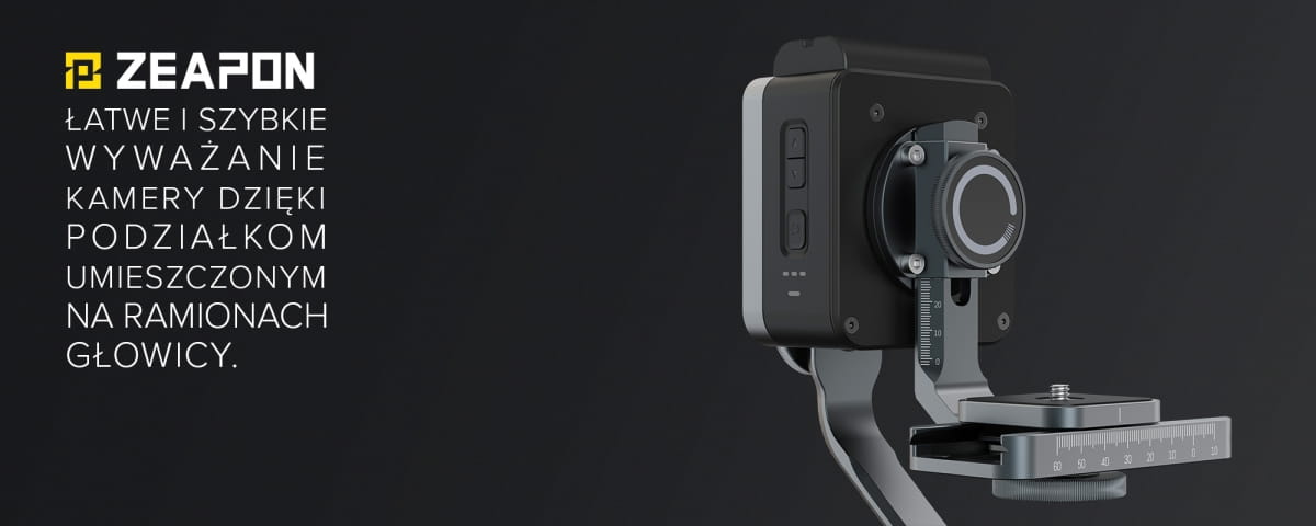 slider zeapon micro 3 e500 z modułem napędowym i głowicą automatyczną pons pt