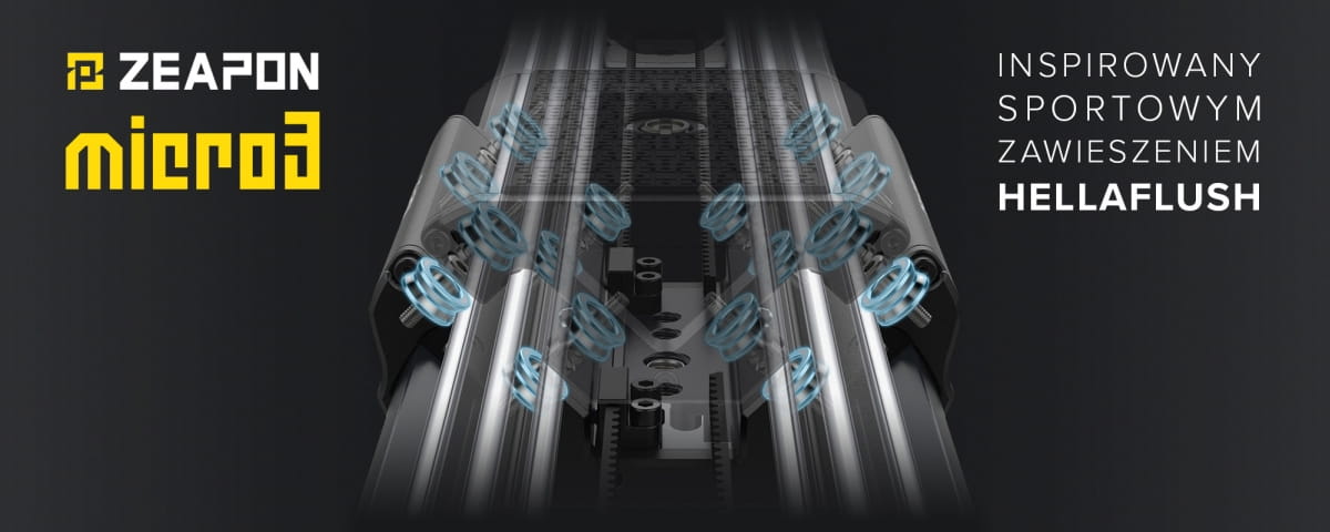 slider zeapon micro 3 e700 z modułem napędowym i głowicą automatyczną pons