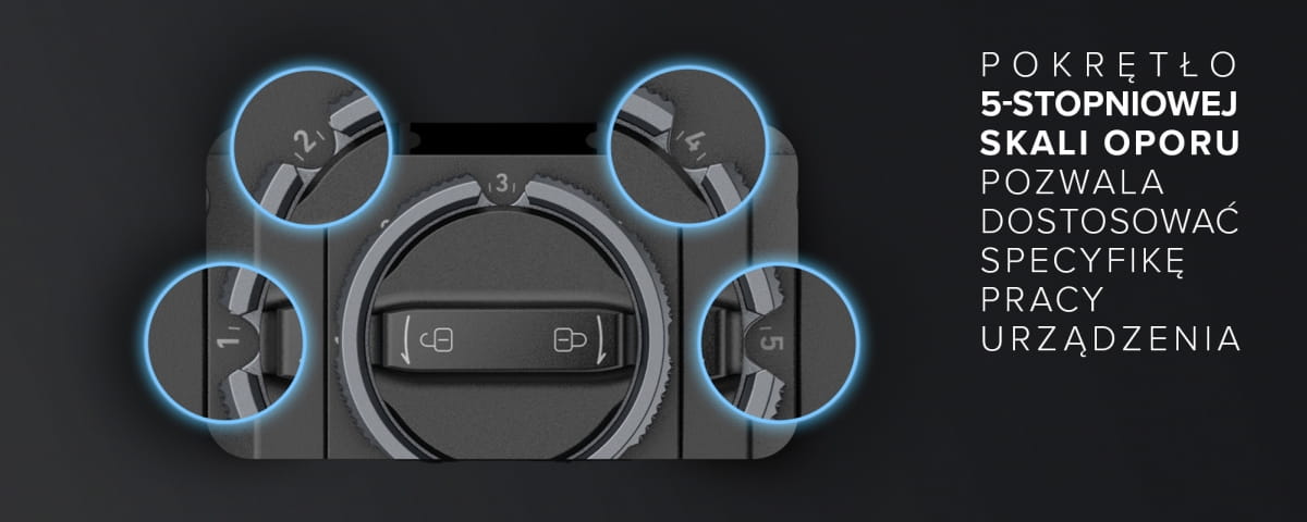 slider zeapon micro 3 e1000 z modułem napędowym i głowicą automatyczną