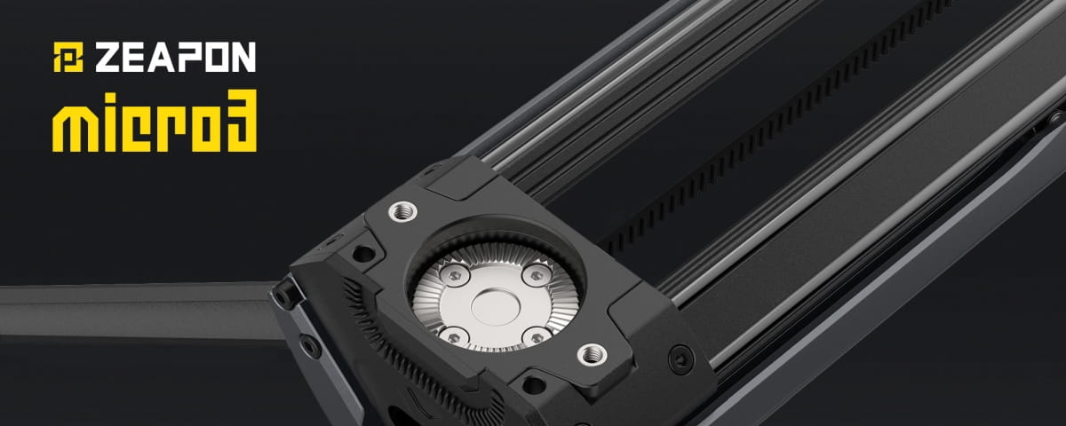 slider zeapon micro 3 e1000 z modułem napędowym i głowicą automatyczną