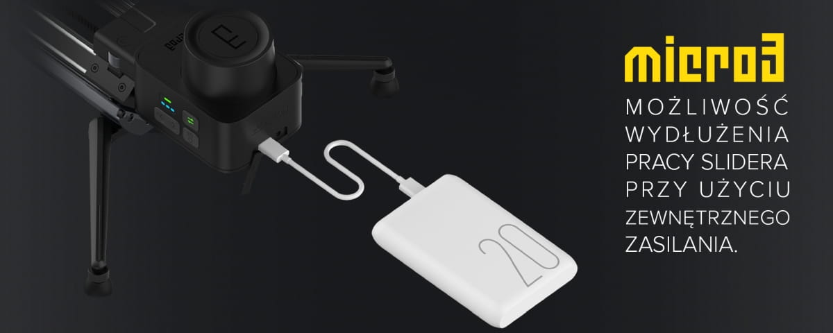 slider zeapon micro 3 e1000 z modułem napędowym