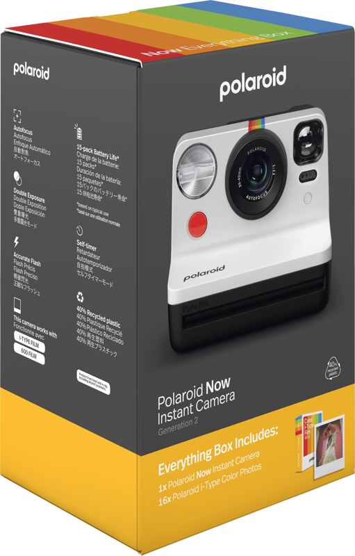 aparat natychmiastowy polaroid now gen 2 e-box black