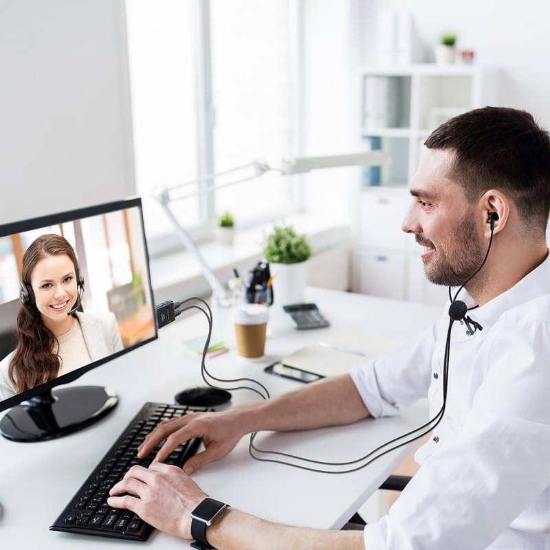 Adapter audio 7Ryms SR TS-USB z USB-C na mini jack 3,5mm do mikrofonu i słuchawek