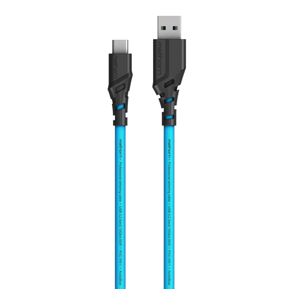 kabel mathorn mtc-500 5m 10gbps 60w usb a-c arcticblue