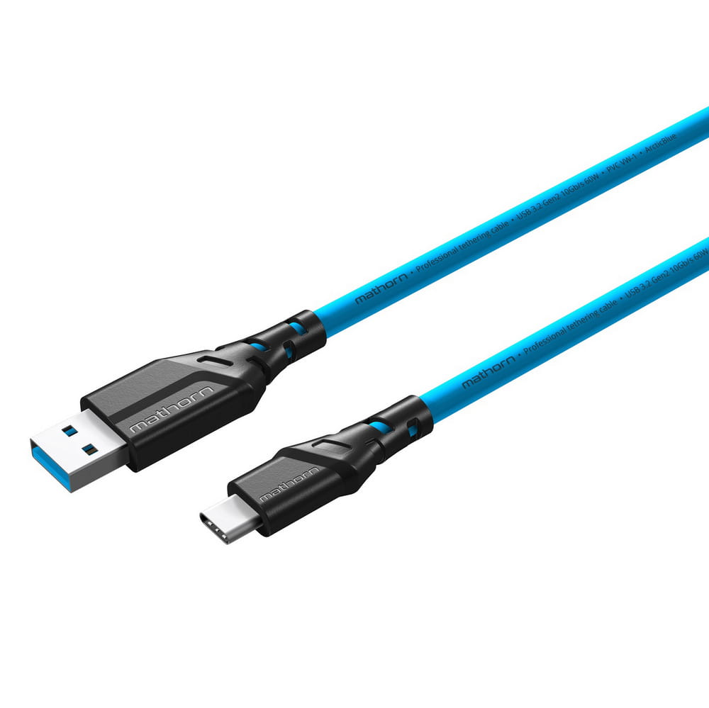mathorn mtc-500 5m 10gbps 60w usb a-c arcticblue