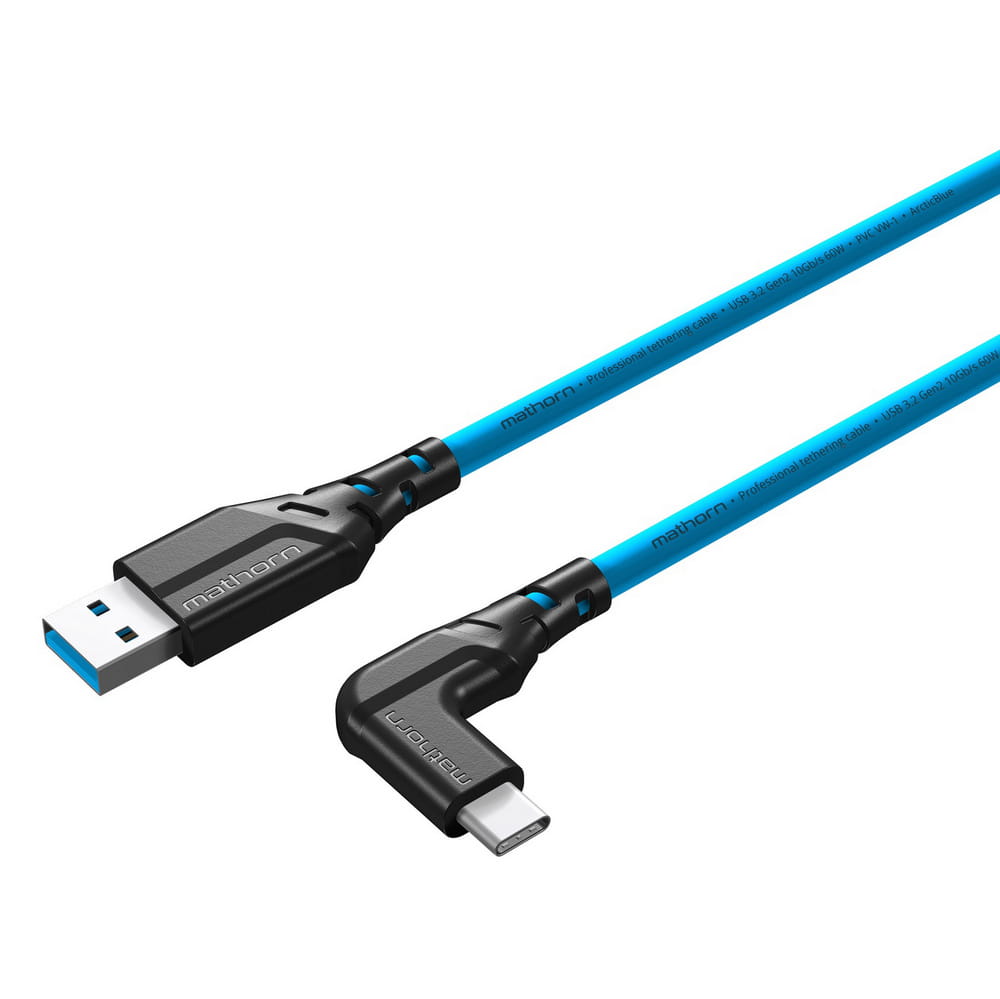 mathorn mtc-501 5m 10gbps 60w usb a-c90 arcticblue