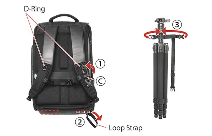 plecak velbon versatile daily camera bag