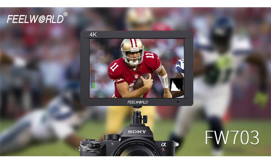 feelworld fw703 7" sdi monitor