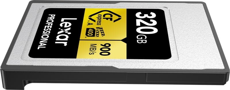 lexar cfexpress pro gold r900/w800 (vpg400) 320gb (type a)