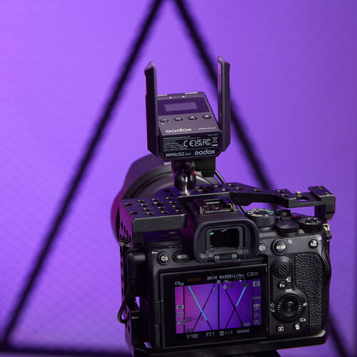 godox wmics2 uhf kit-2 kompaktowy 2-osobowy bezprzewodowy system mikrofonowy