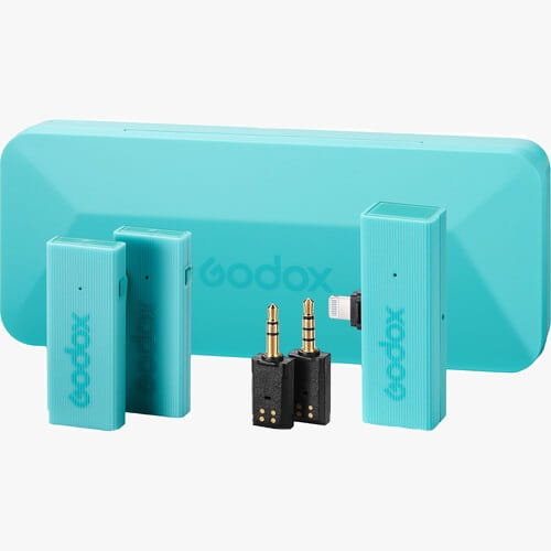 system mikrofonowy godox 2,4 ghz movelink mini lt kit 2 zielony