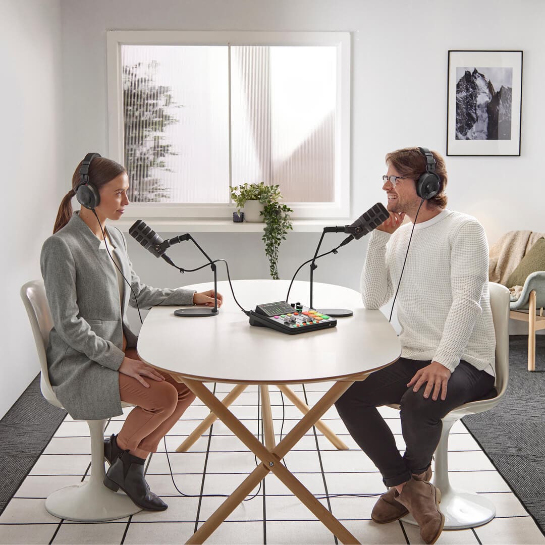 studio produkcji podcastów rodecaster duo