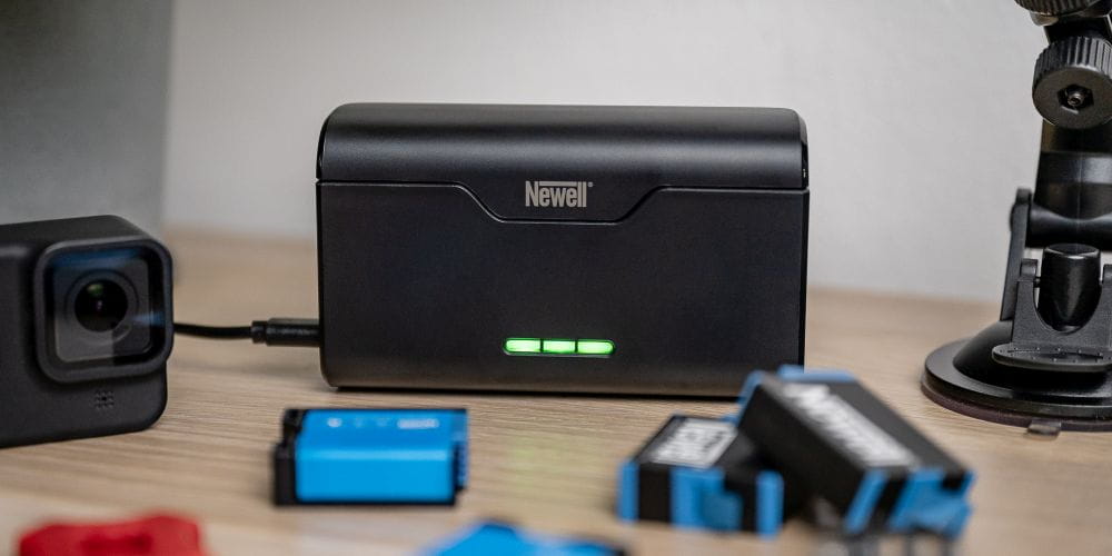 , ładowarka trójkanałowa usb-c do gopro