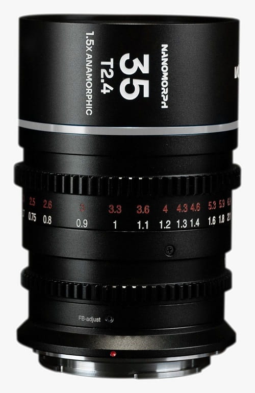 obiektyw venus optics laowa nanomorph 35 mm t2,4 1,5x s35 silver do sony e