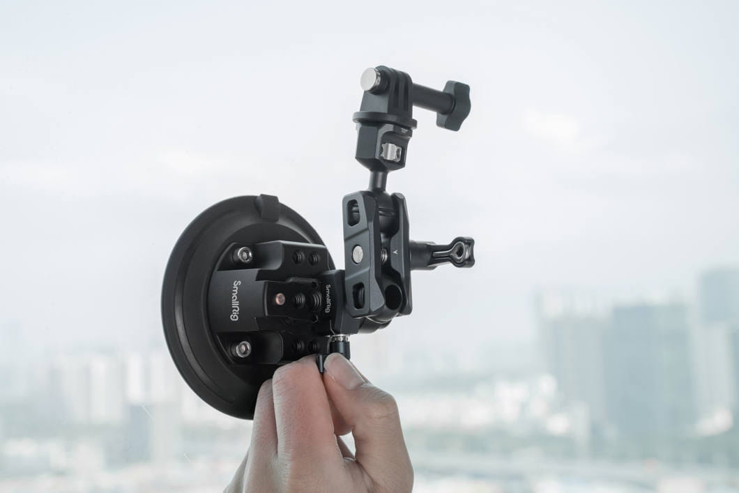 przyssawka smallrig 4236 4" suction cup camera mounting support kit for vehicle shooting