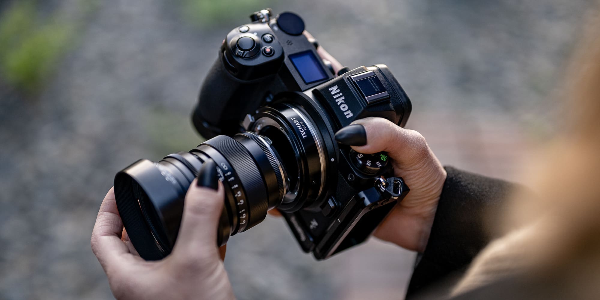 adapter bagnetowy techart tzm-02 - leica m / nikon z