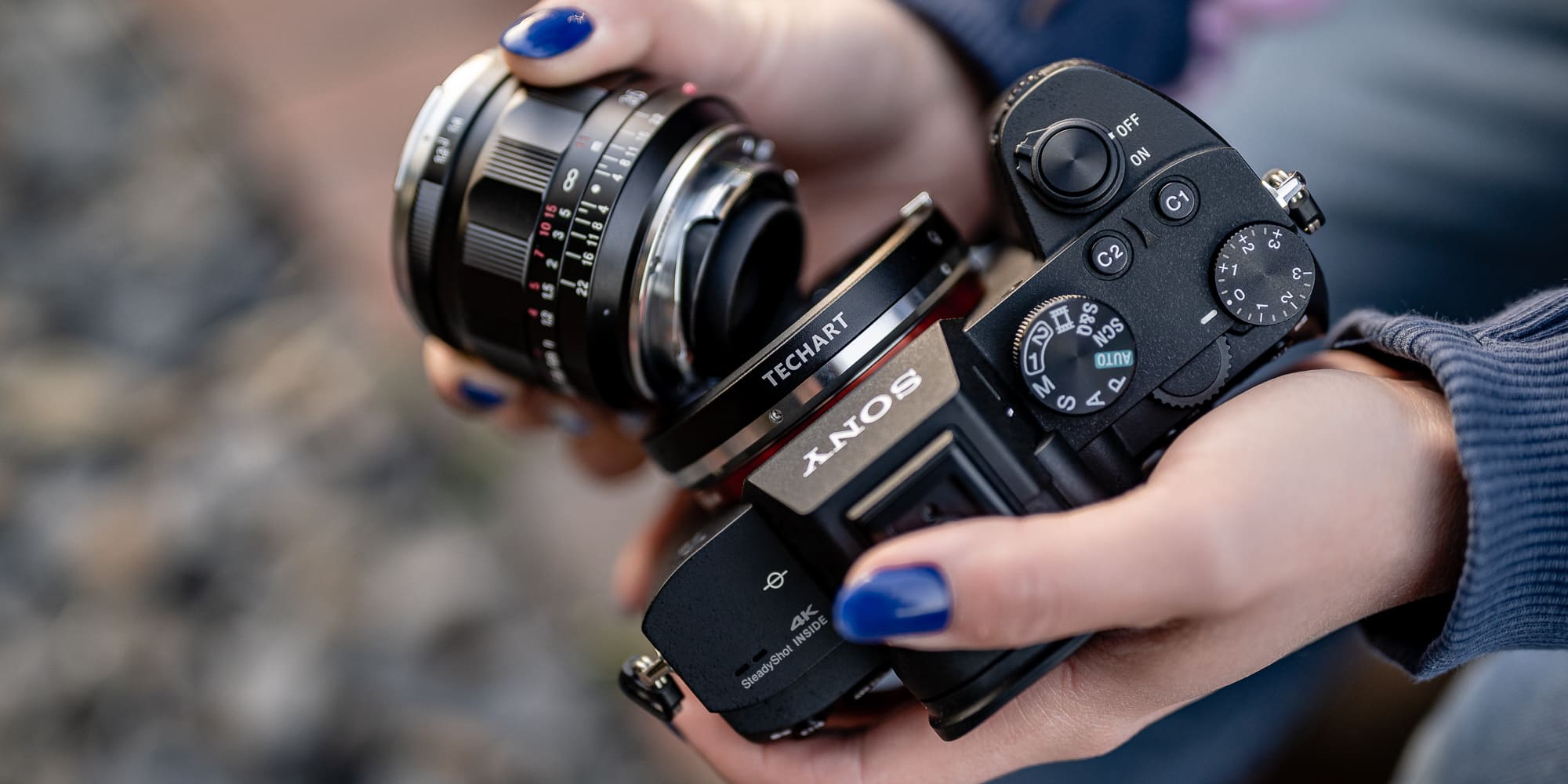 adapter bagnetowy z autofocusem leica m / sony e