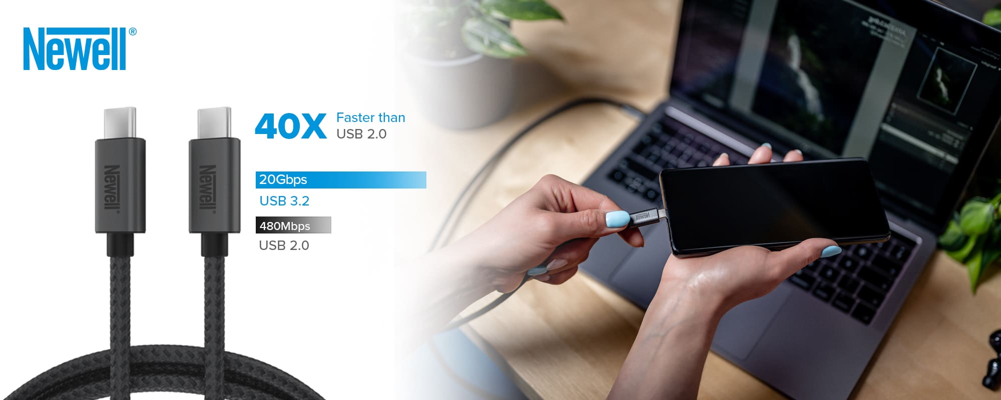 kabel newell usb c - usb-c 3.2 gen 2