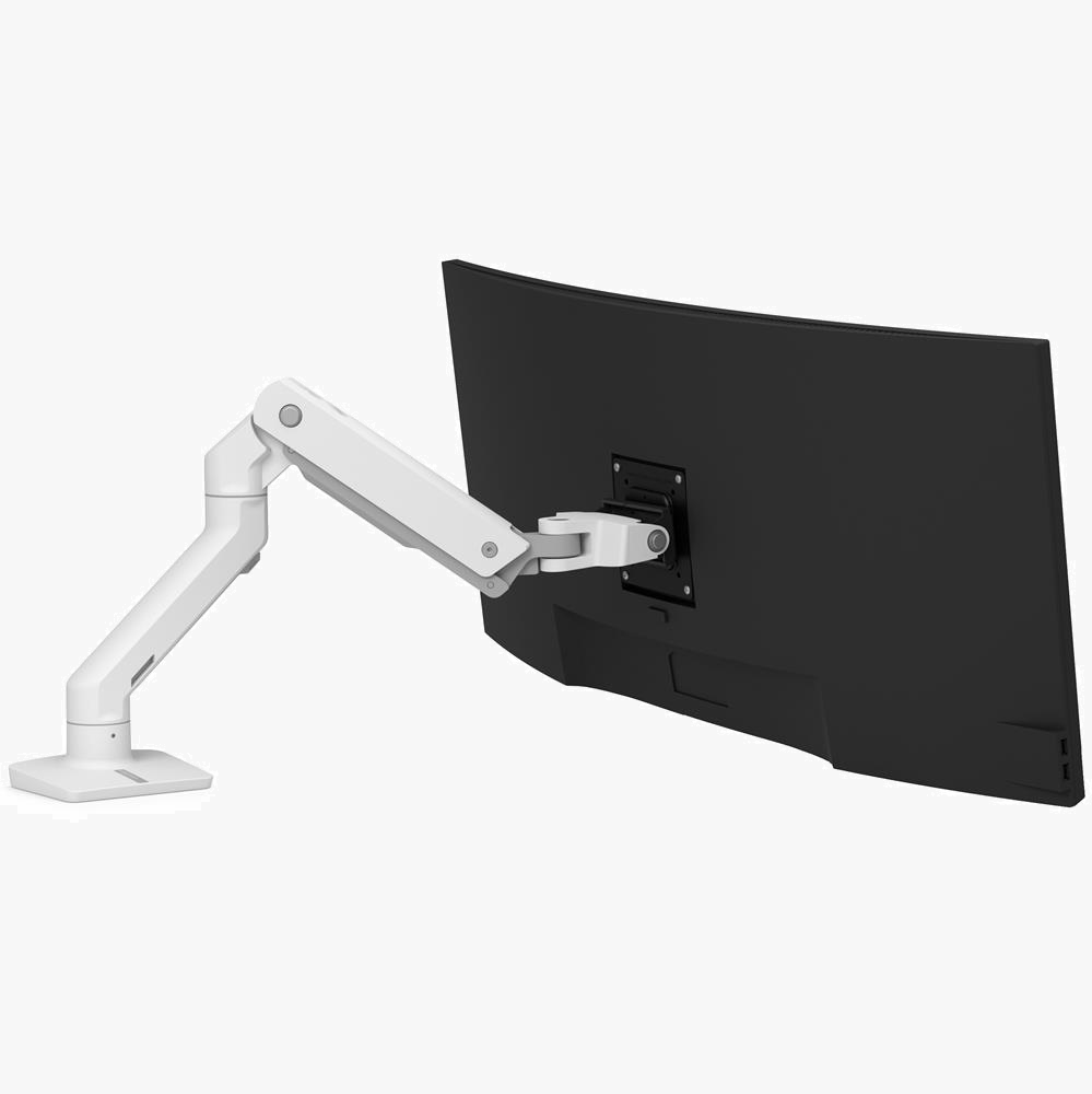 ergotron - hx desk monitor arm - uchwyt biurkowy do monitora (biały)