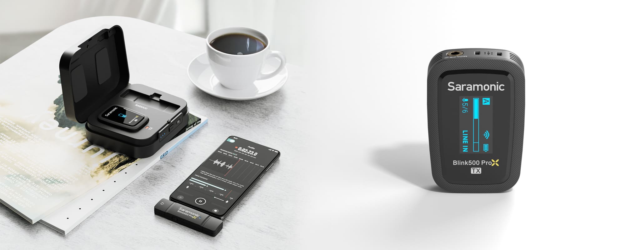 saramonic blink500 prox b6 (rxuc + tx + tx)