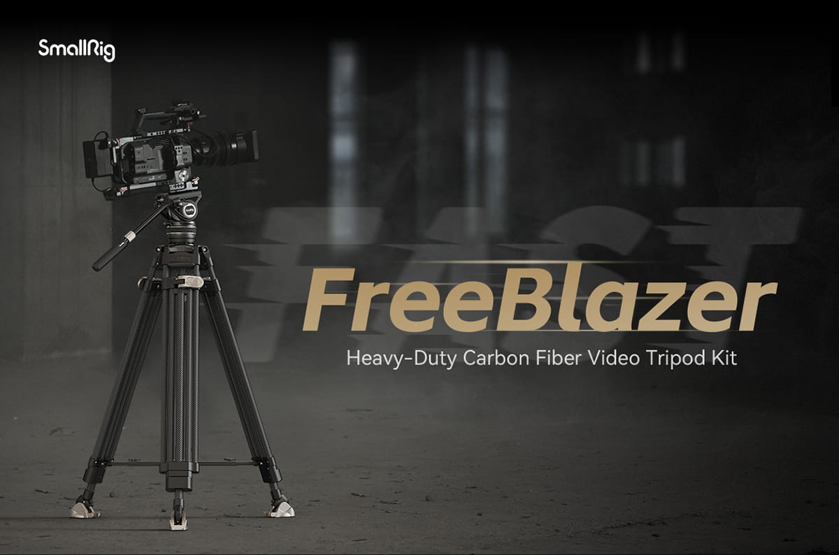 statyw smallrig 3989 heavy-duty carbon fiber video tripod kit freeblazer