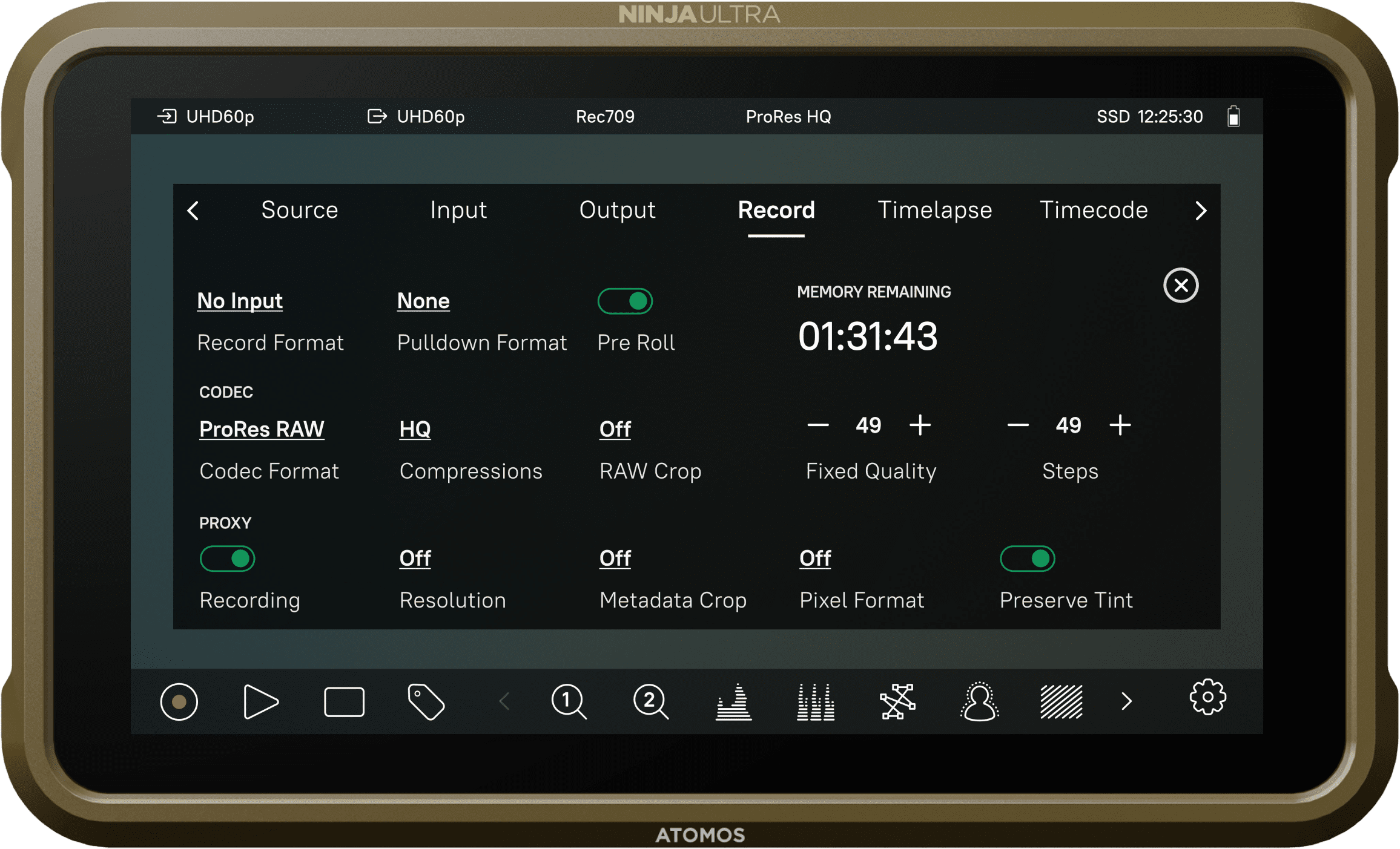 rekorder atomos