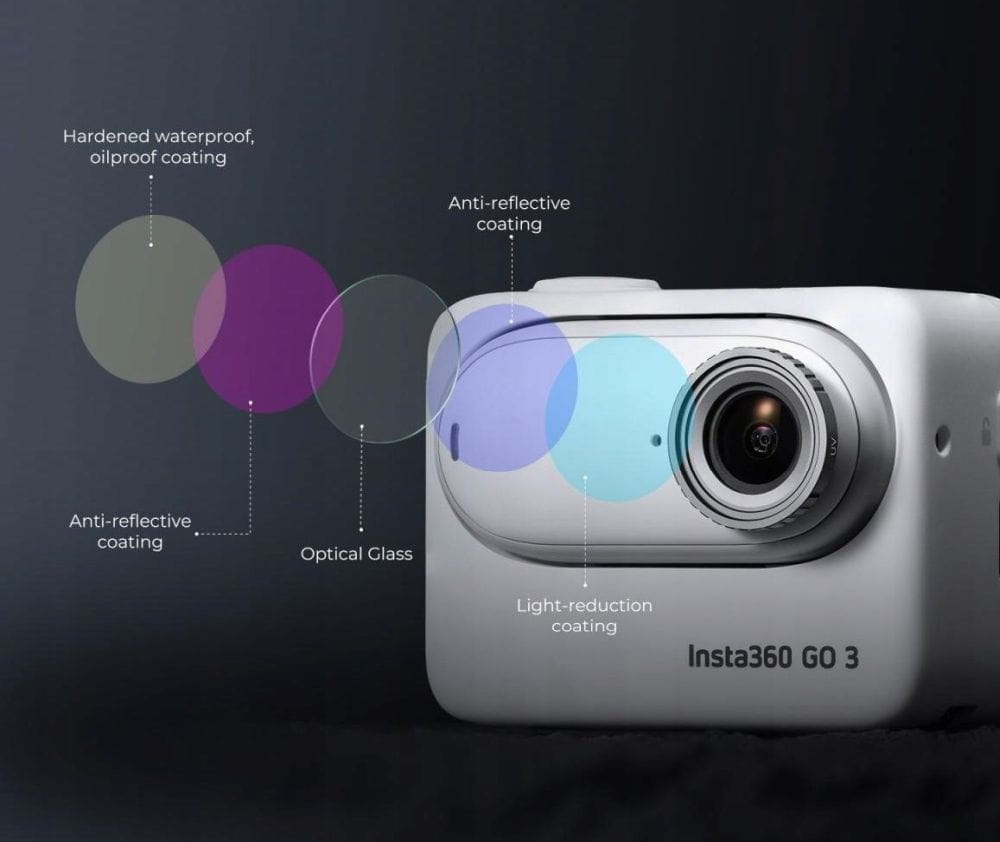 filtr ochronny uv nano x do kamery insta360 go 3