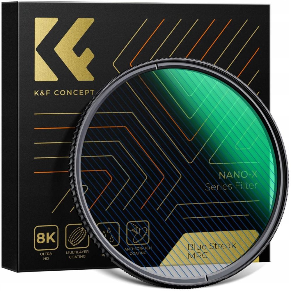 filtr blue streak anamorficzny k&f nano-x mrc 49mm