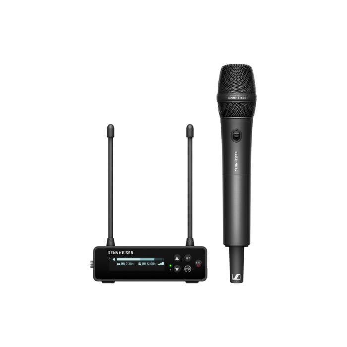sennheiser ew-dp 835 set (r4-9: 552 - 607,8 mhz) - cyfrowy bezprzewodowy system nakamerowy z mikrofonem do ręki z kapsułą mmd 835
