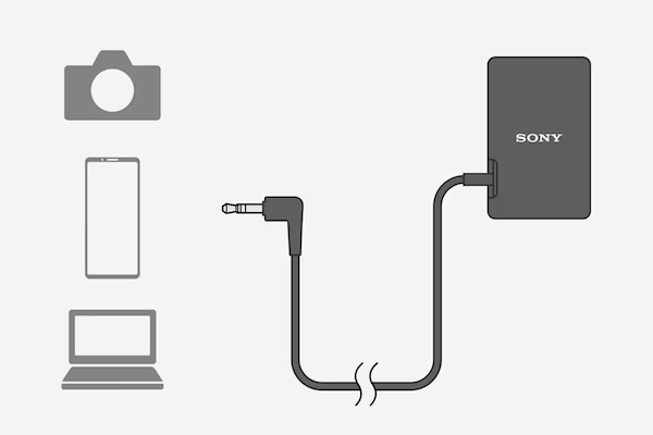 zestaw bezprzewodowy sony ecm-w3s