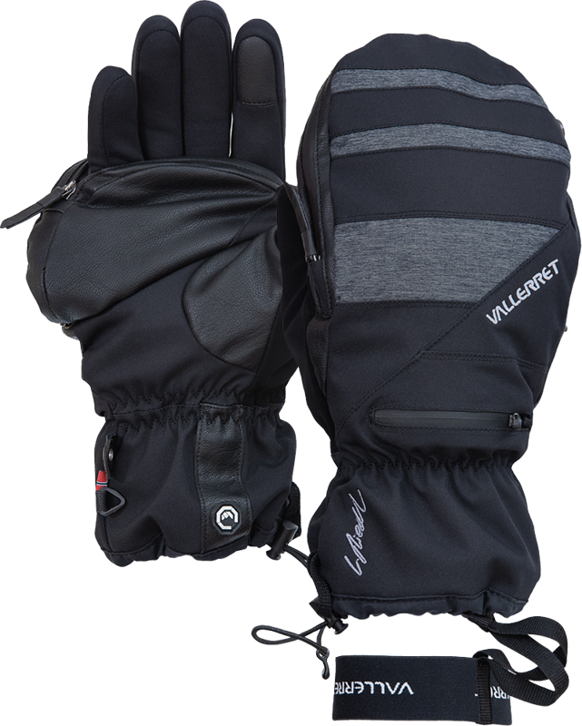 skadi zipper mitt lrs: black xxl
