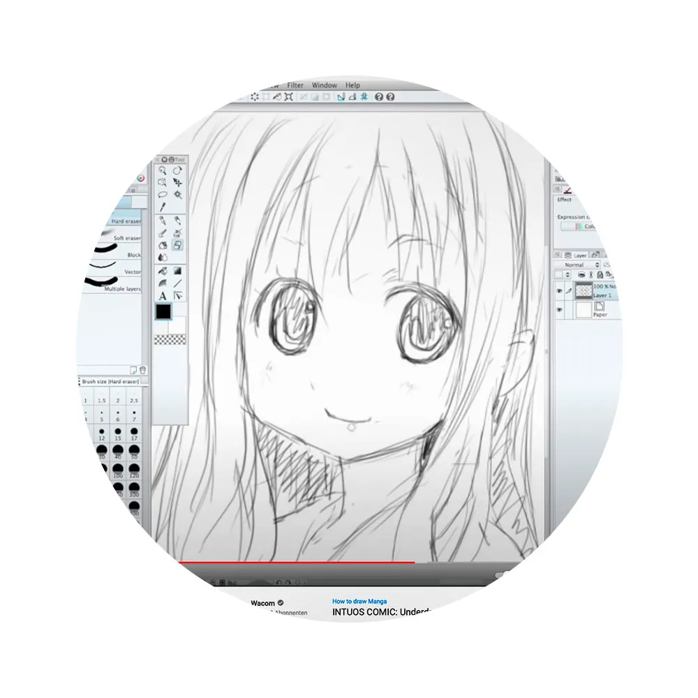 tablet wacom intuos manga edition