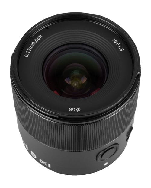 obiektyw yongnuo yn 16 mm f/1,8 da dsm do sony e