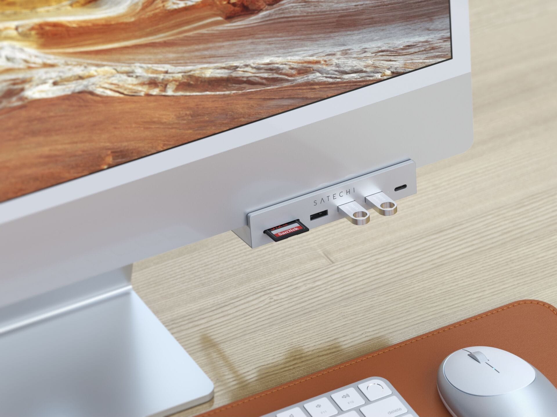 hub do imac m1 2021 24" oraz 27" studio display 2022 usb-c