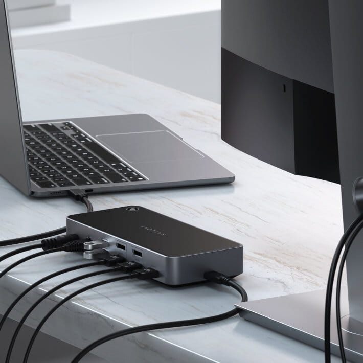 satechi triple 4k – stacja dokująca do monitorów 4k
