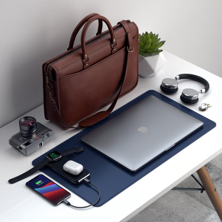 satechi quatro wireless powerbank qi