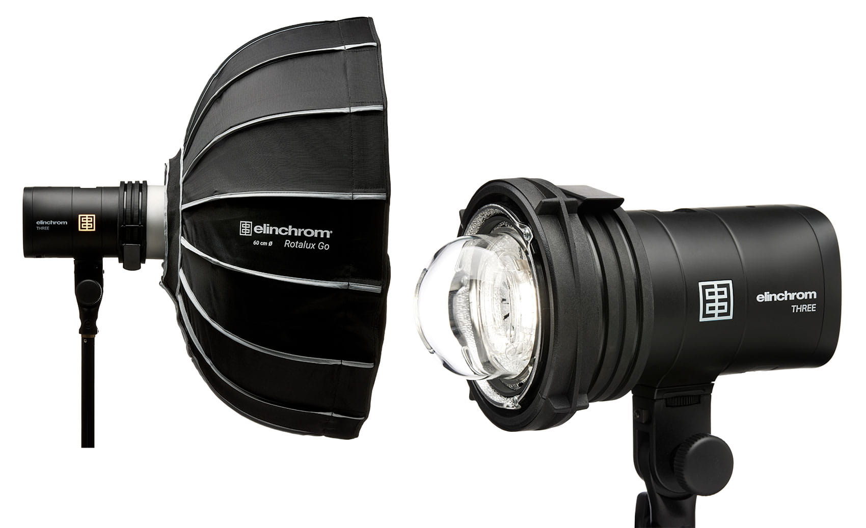 three dual off-camera flash kit