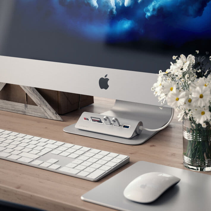 satechi aluminium hub combo - hub usb-c