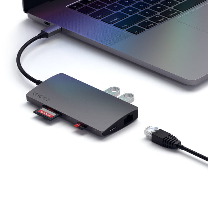 aluminiowy adapter do urządzeń moblinych usb-c