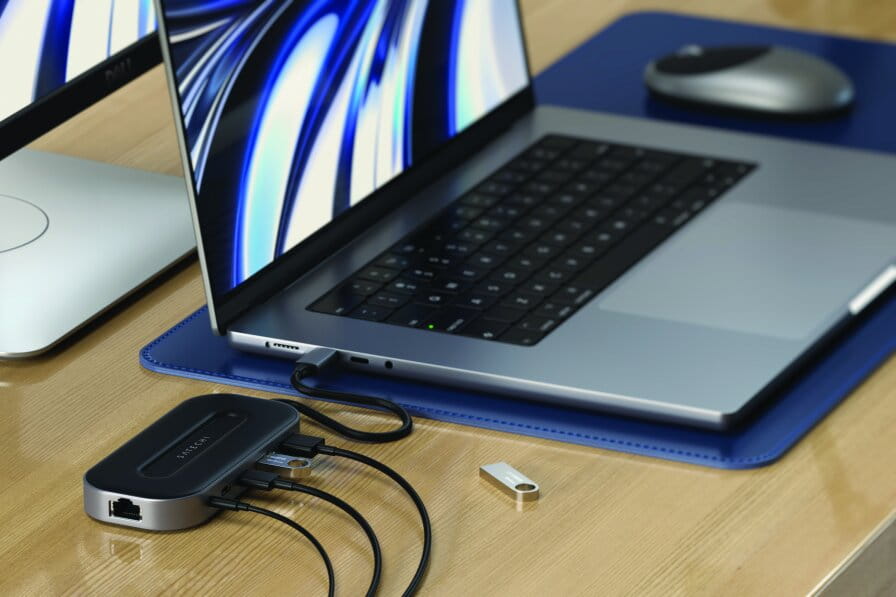 satechi multiport adapter - adapter do urządzeń mobilnych usb-4 (usb-c) ethernet 