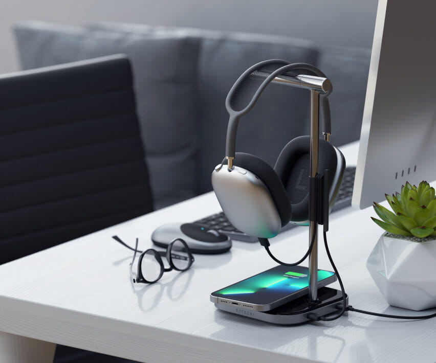 satechi headphone stand 2w1
