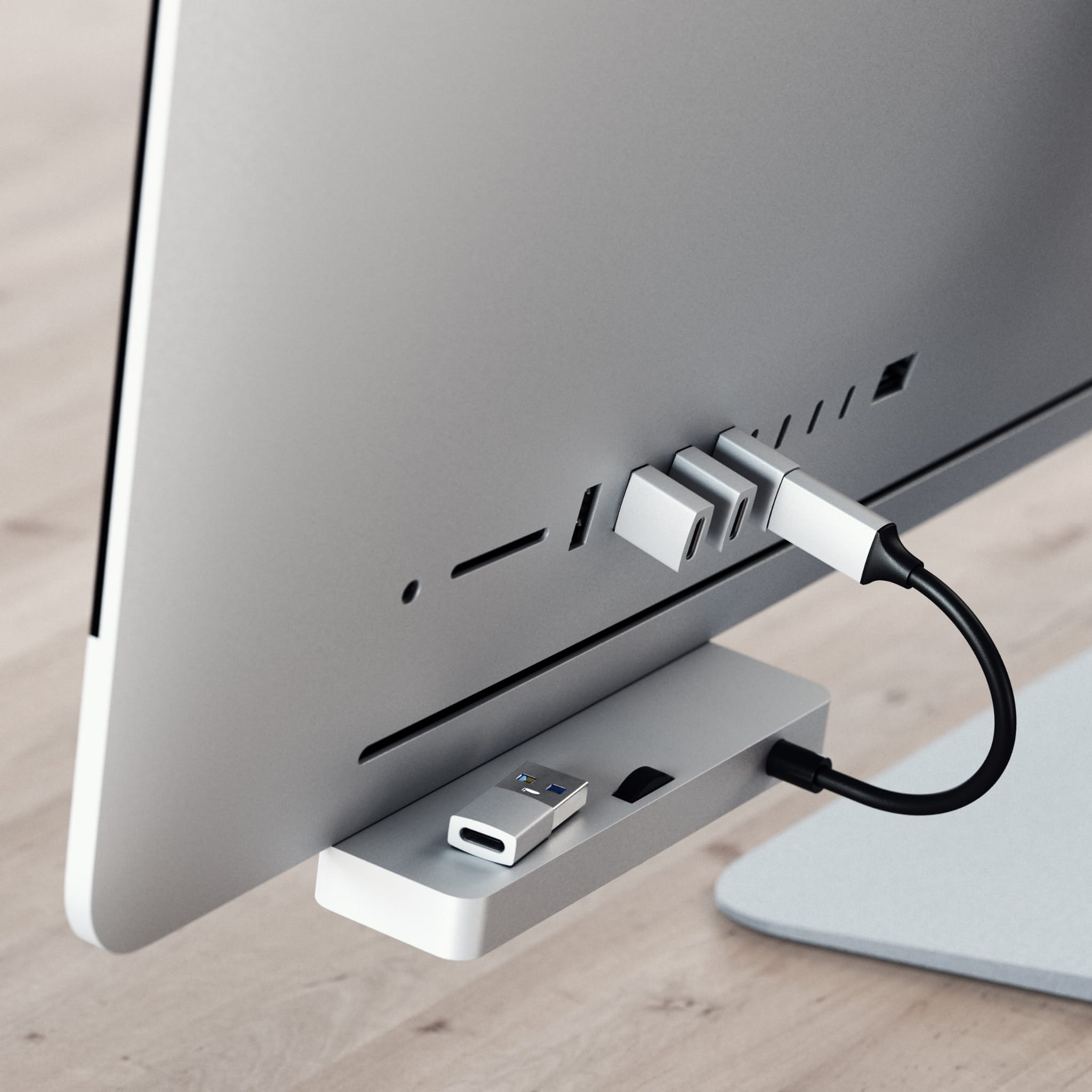 satechi aluminium adapter - aluminiowy adapter do urządzeń mobilnych usb-a/ usb-c