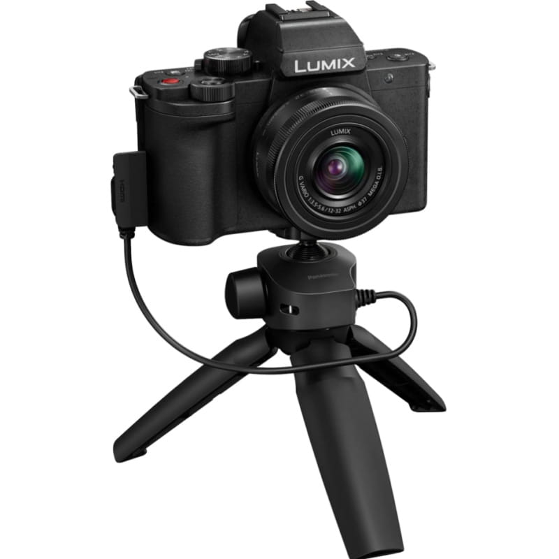 aparat panasonic lumix g100d + 12-32mm f/3.5-5.6 asph. / mega o.i.s. + statyw dmw-shgr2