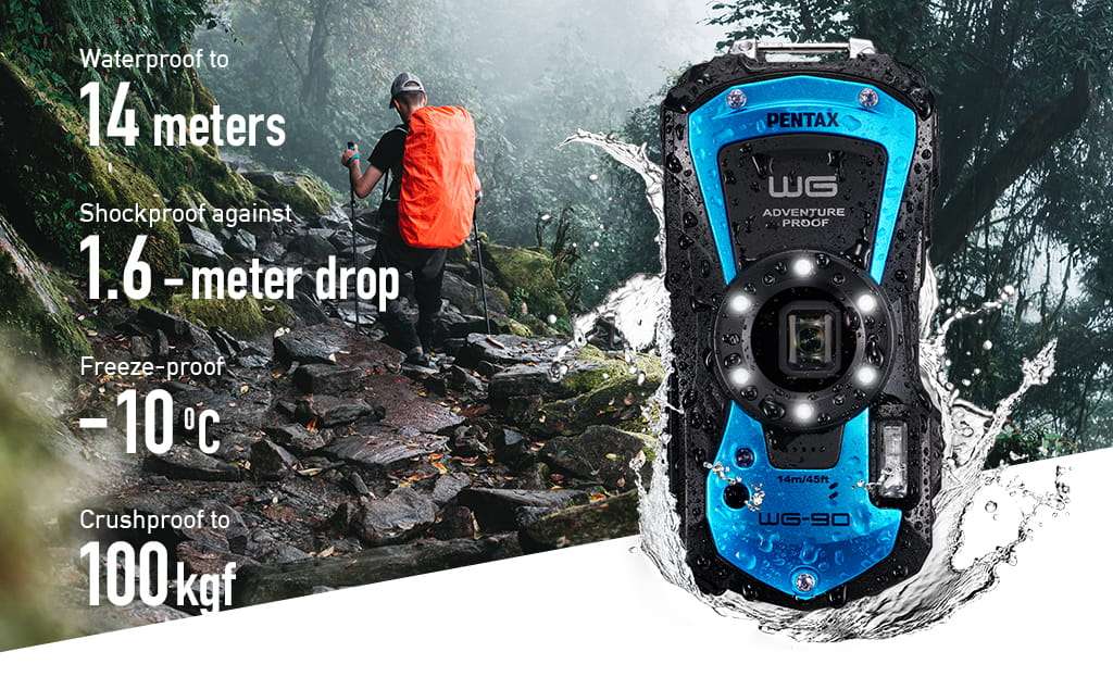 aparat kompaktowy pentax wg-90