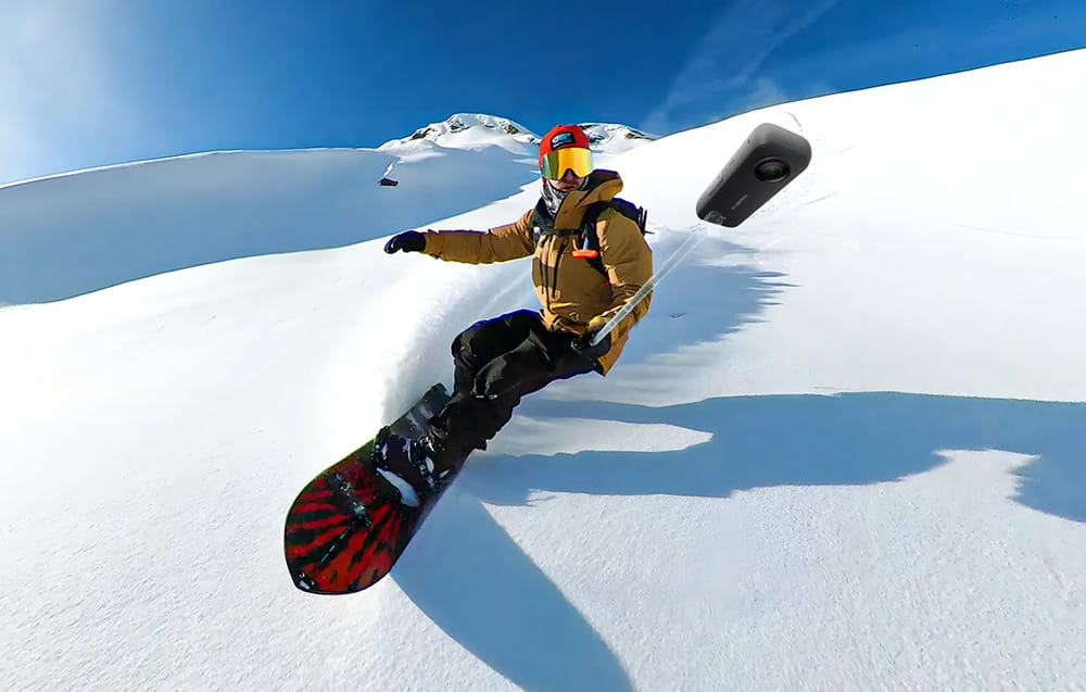 uchwyt selfie insta360 100 cm karbonowy